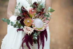 Native flowers wedding bouquet 