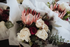 Wedding bouquet with king protea 